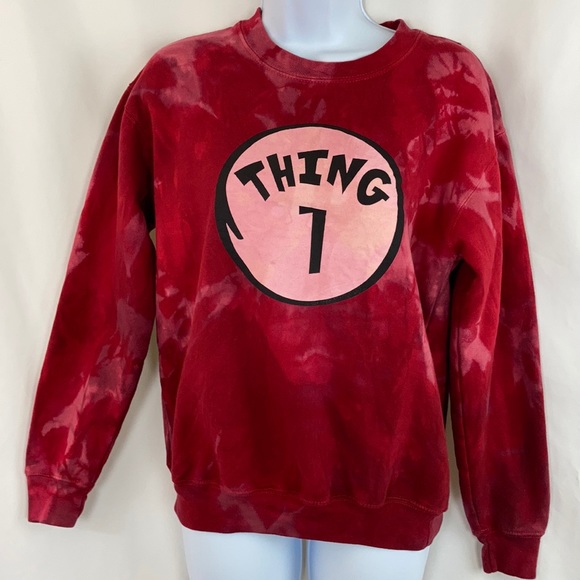 Lane Seven Tops - Custom Dr. Suess Thing 1 Sweatshirt S